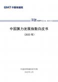 中國算力發(fā)展指數(shù)白皮書（2022年）